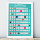 Bucket List Poster - 100 Books