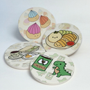 Little Local Loves Ceramic Coaster - Pastel Bites