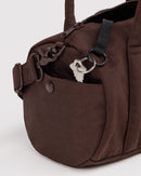 Nylon Duffle Bag - Coffee