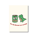 Little Local Loves Postcard - Dino Drink