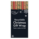 3 Metres Christmas Gift Wrap - Printed Kraft