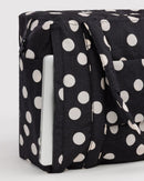 Cloud Carry-on - Black and Cream Polka Dot