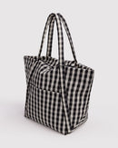 Cloud Bag - Black and Cream Gingham