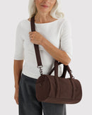 Nylon Duffle Bag - Coffee
