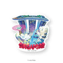 Luggage Sticker - Fantasy View of Singapore