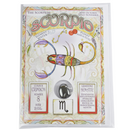 Zodiac Cards with Gemstones - Scorpio