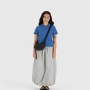 Small Nylon Crescent Bag - Black