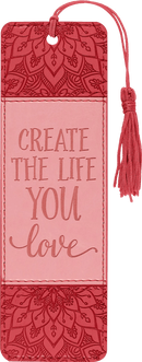 Beaded Artisan Bookmark - Create the Life You Love