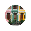 Ceramic Coaster - Bicycle by the Shophouse