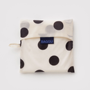 Big Baggu - Cream and Black Polka Dot