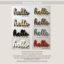 Customizable Bismillah Standee Two