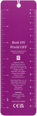Beaded Bookmark - Book On / World Off