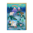 Christmas Mountain Card