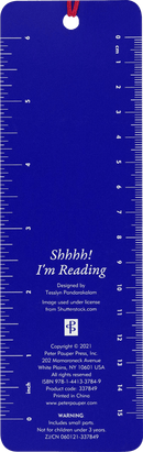 Children's Bookmark - Shhhh! I'm Reading
