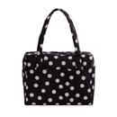 Cloud Carry-on - Black and Cream Polka Dot