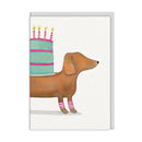 Dachshund Happy Birthday to You Card