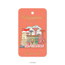 Enamel Magnet - Singapore Daylight Charm