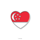 Enamel Pin - Singapore Flag