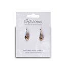 Giftstones Earring - Rose Quartz