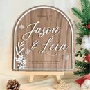 Customizable Gathering Arch Home Sign