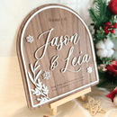 Customizable Gathering Arch Home Sign