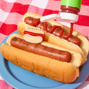 Mini Hair Claw Clip - Hot Dog