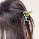Midi Hair Claw Clip - Martini