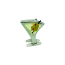 Mini Hair Claw Clip - Martini