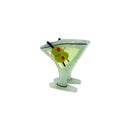 Mini Hair Claw Clip - Martini