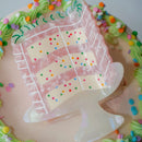 Large Hair Claw Clip - Confetti Cake