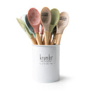 Silicone/Wooden: Spoons