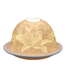 Lithophane Dome - Raindrops on Lily