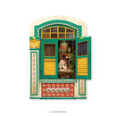 Singapore Shaped Postcard - Nyonya’s Memoir The Daydreamer