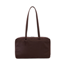 Medium Nylon Bowler Bag -  Coffee