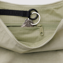 Medium Nylon Crescent Bag - Celadon