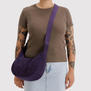 Medium Nylon Crescent Bag - Fig