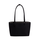 Medium Nylon Reversible Tote - Black Mix