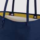 Medium Nylon Reversible Tote - Navy Mix