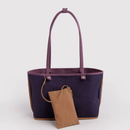 Medium Nylon Reversible Tote - Wild Plum Mix