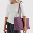 Medium Nylon Reversible Tote - Wild Plum Mix