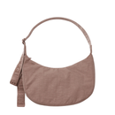 Medium Nylon Crescent Bag - Toasted Almond