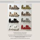 Customizable Merry Circle Home Sign
