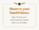 Mini Cards - Gratitude