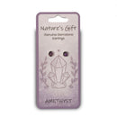 Nature's Gift Stud Earring - Amethyst