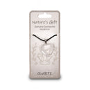 Nature's Gift Gemstone Heart Necklace  - Quartz