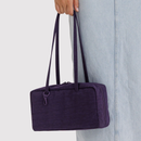 Nylon Bowler Bag - Fig