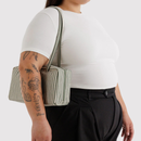 Nylon Bowler Bag - Sage Stripe