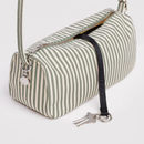 Nylon Loaf Bag - Sage Stripe