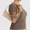 Nylon Pochette - Custard