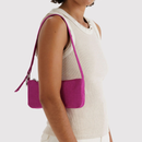 Nylon Pochette - Deep Fushsia
